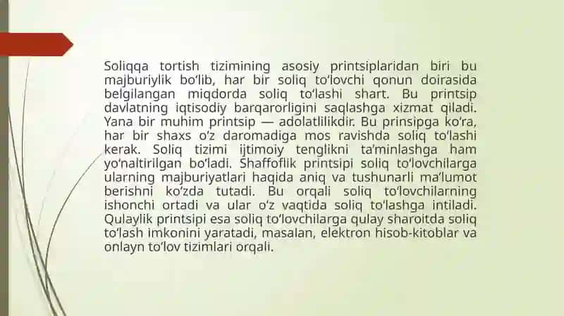Soddalashtirilgan soliqqa tortish tizimida soliq hisobini tashkil etish va yuritish 4