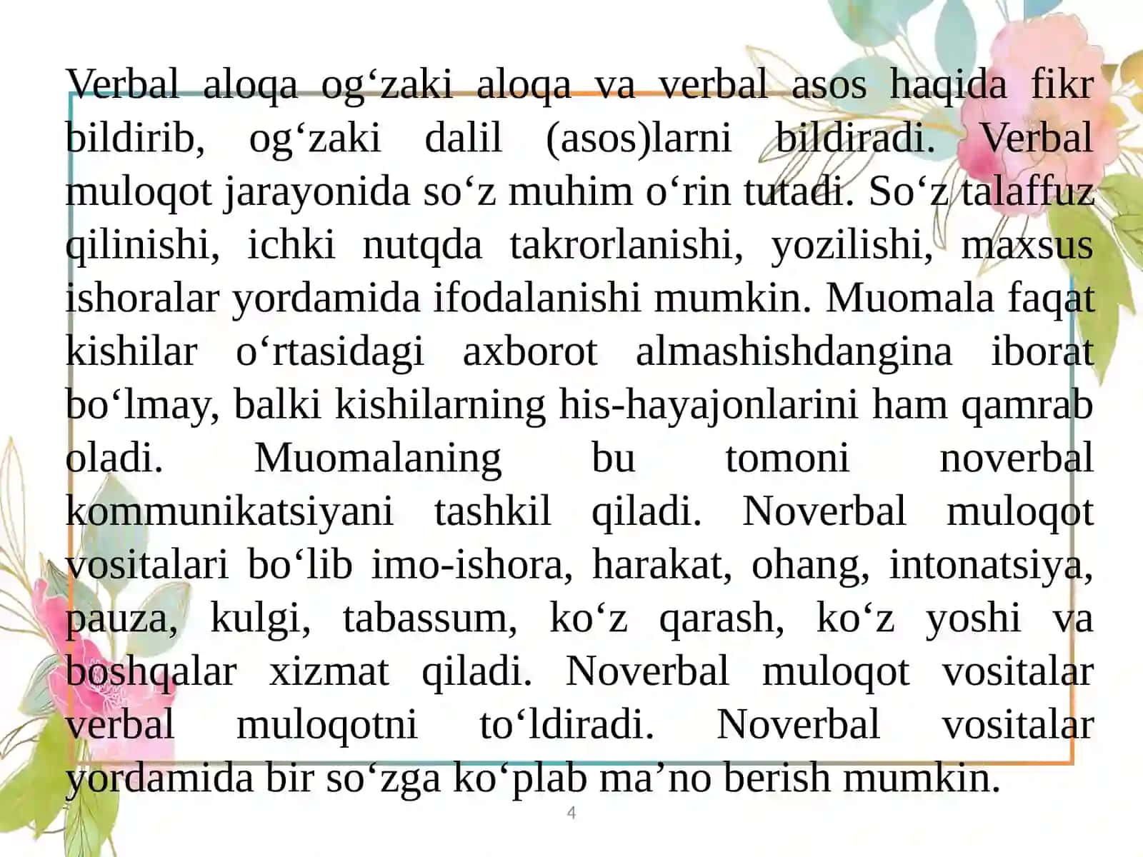 OG‘ZAKI MULOQOT VA UNING XUSUSIYATLARI 4