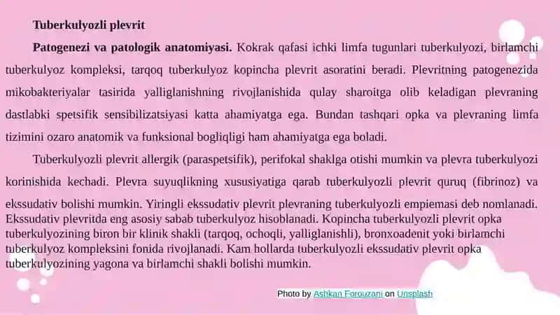 Tuberkulyoz plevriti 4