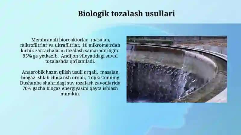 Oqava suvlarni tozalash va ulardan qayta foydalanish 4
