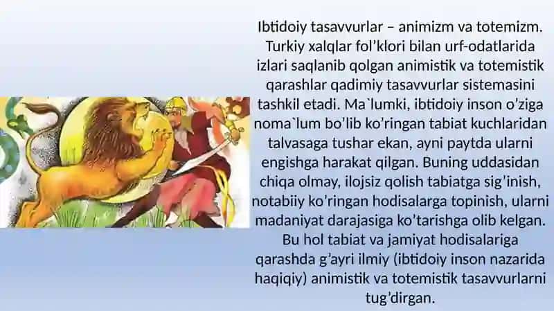 Xalq og‘zaki ijodidagi an’anaviy obrazlar 4