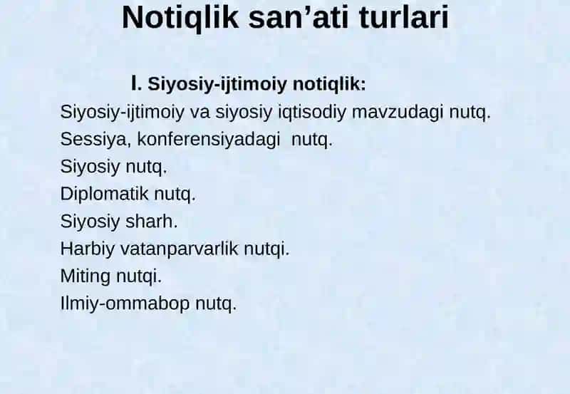 Notiqliksan’ati tarixi. G’arb va Sharq notiqligi 4