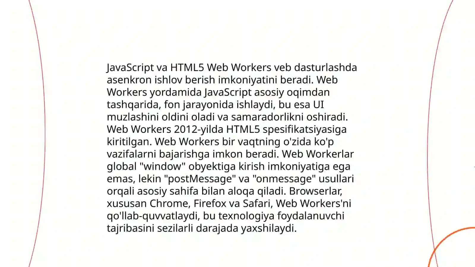 HTML5 Web Workers asoslari 4
