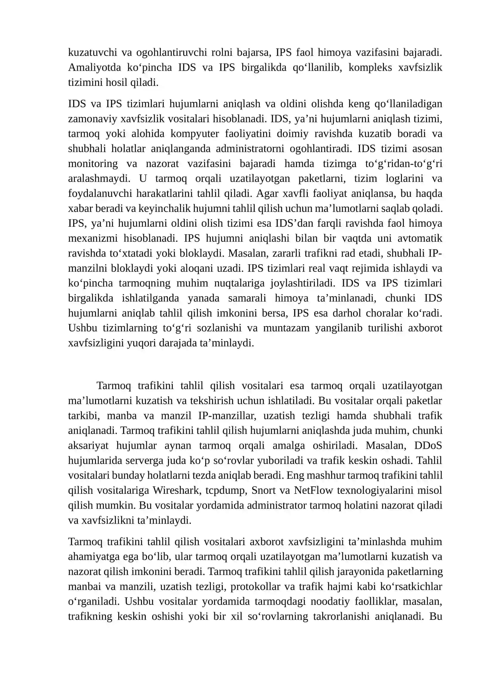 Hujumlarni aniqlash va tahlil qilish usullari 4