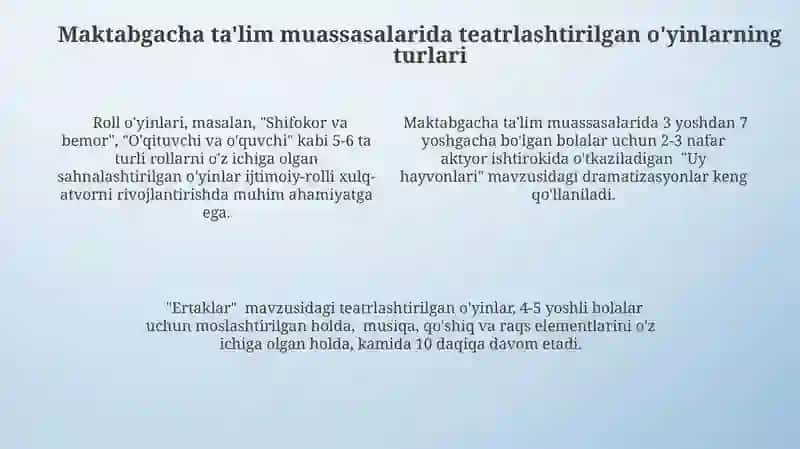 Teatrlashtirilgan faoliyatning ahamiyati 4