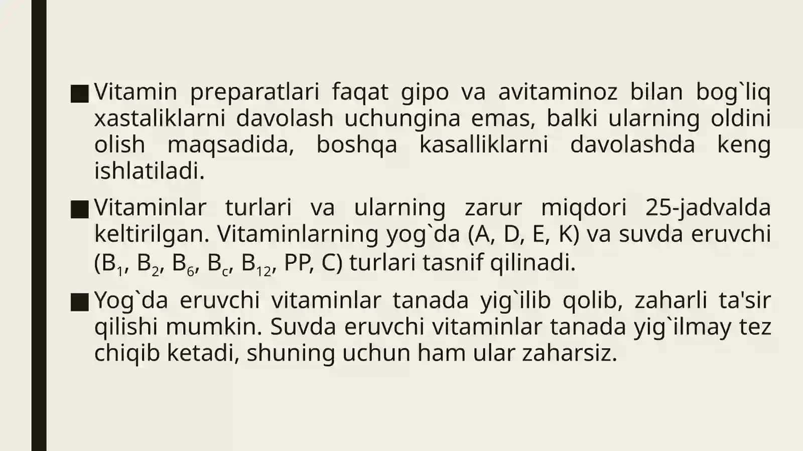 VITAMINLARNING ORGANIZMDA SO'RILISHI 4