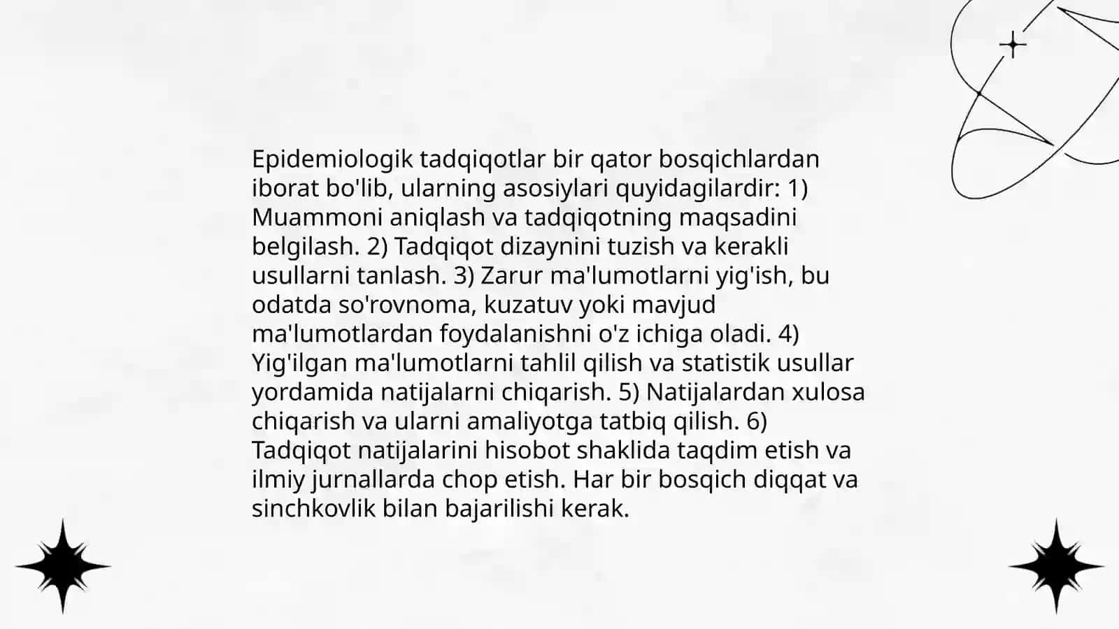 Epidemiologik tadqiqotlar turlari 4