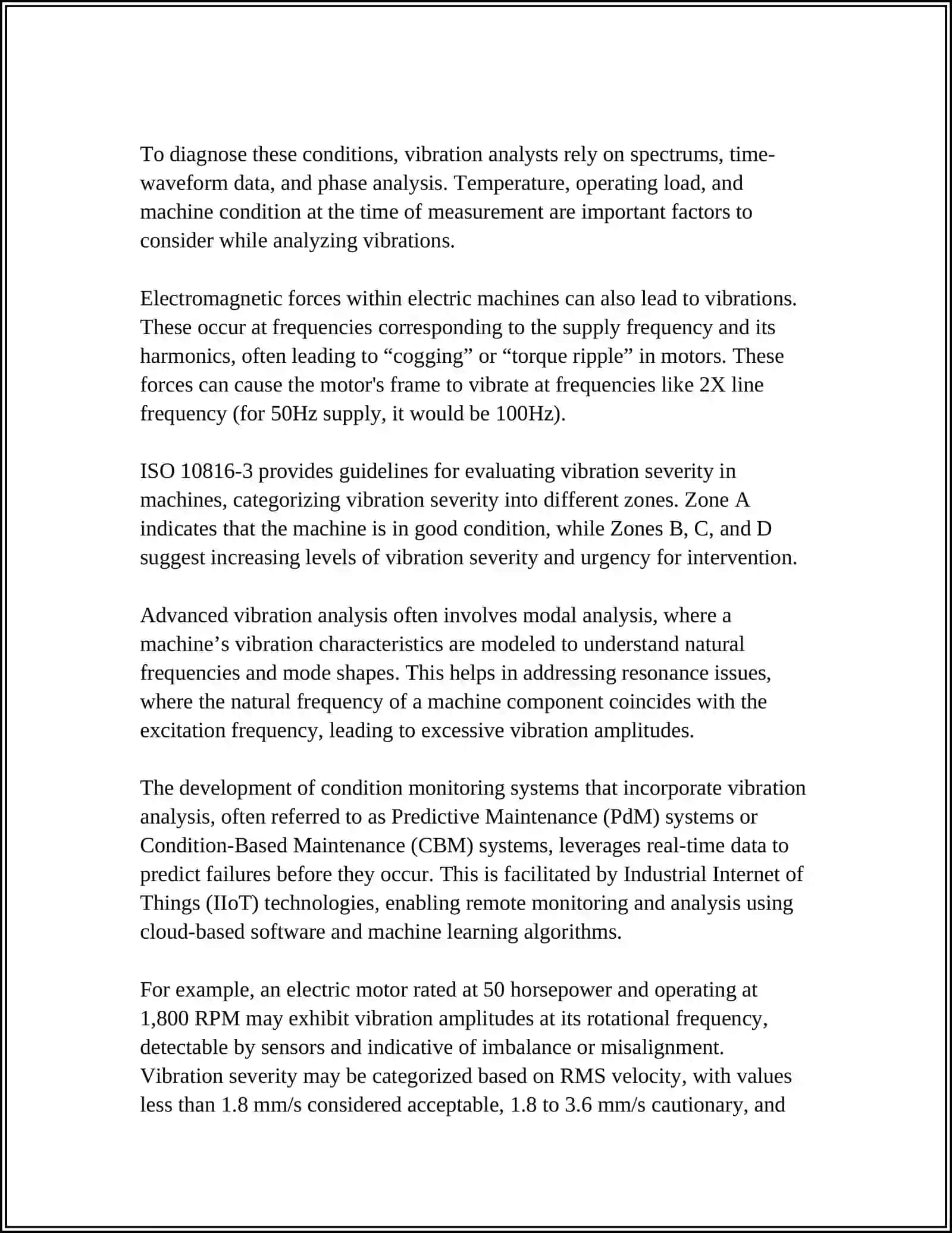 Vibration Analysis in Electric Machines 4