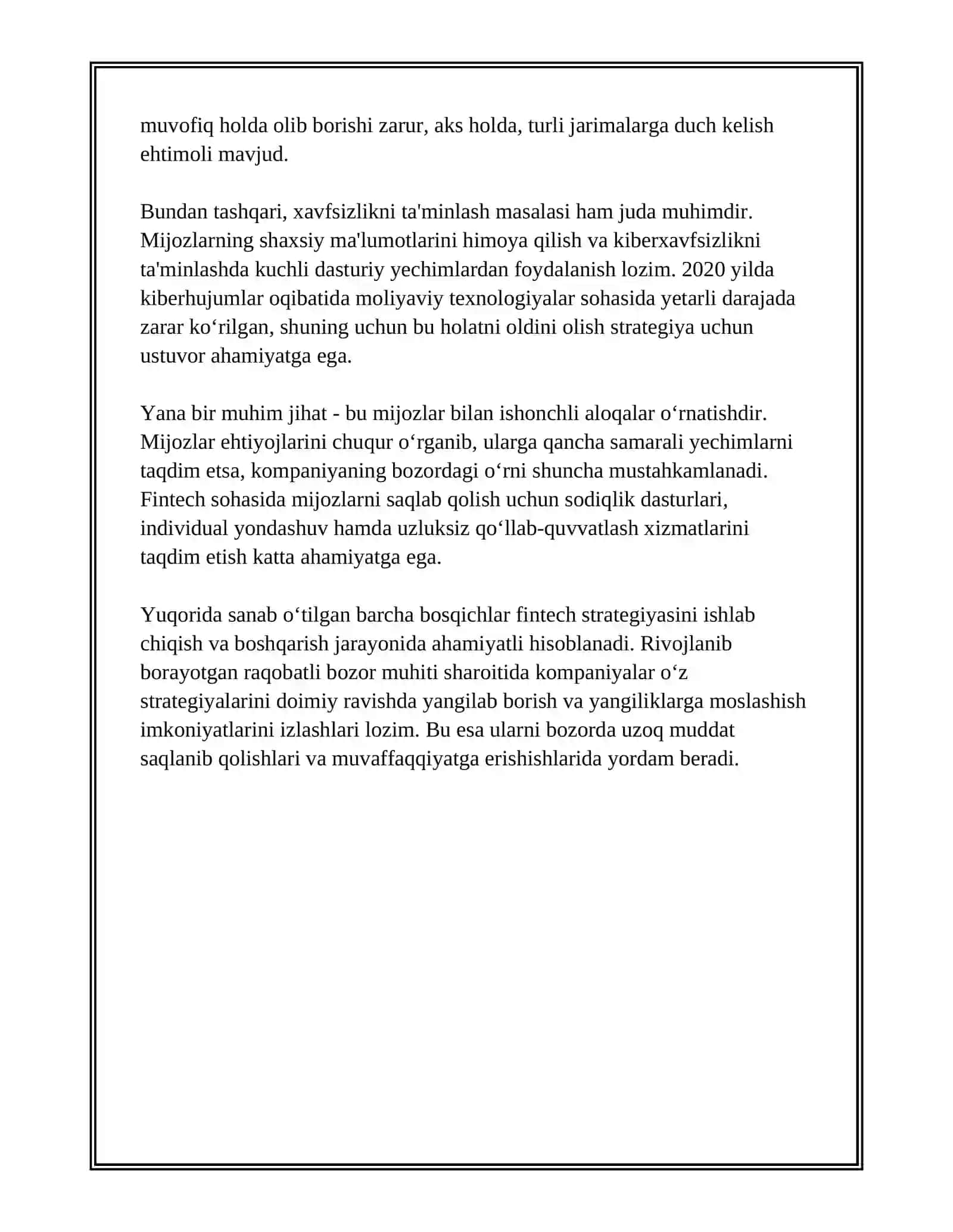 "MOLIYAVIY TEXNOLOGIYANI BOSHQARISH" 4
