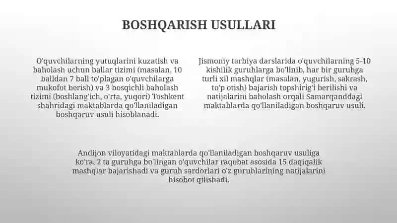 Musobaqa Usullari 4