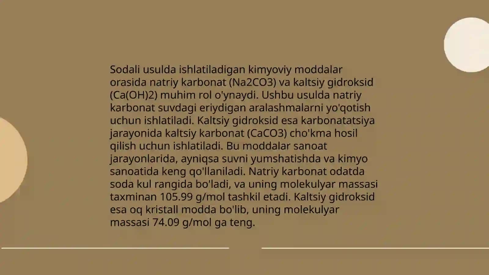 Sodali usulda òyuvchi natriyni olish 4