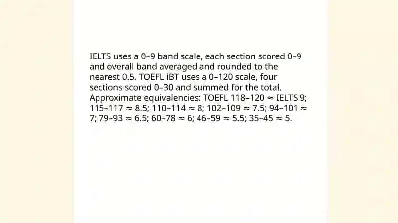 IELTS VA TOEFL; Tahliliy taqqislash 4