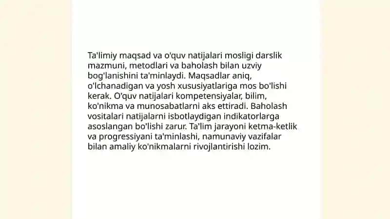 Boshlang‘ich ta'lim Tarbiya darsliklarining mazmuniy tahlili 4