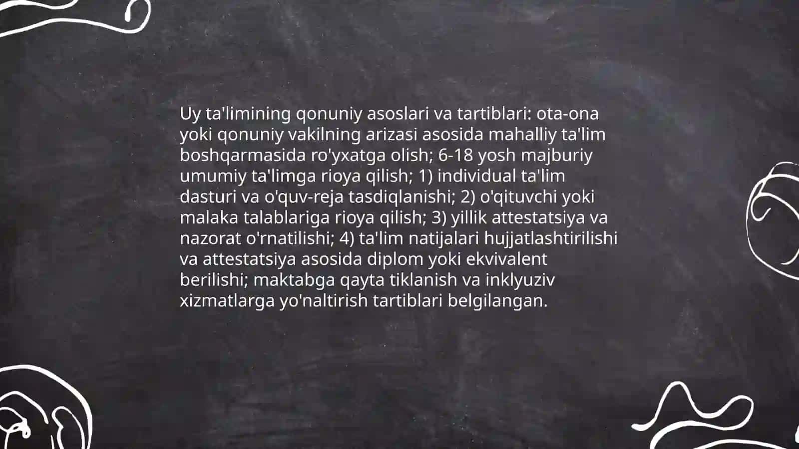 Inklyuziv, uy ta'limi va Mehrli maktablarga bolalarni jalb etish 4