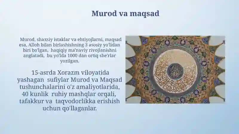Tasavvufning ma'rifiy mohiyati 4
