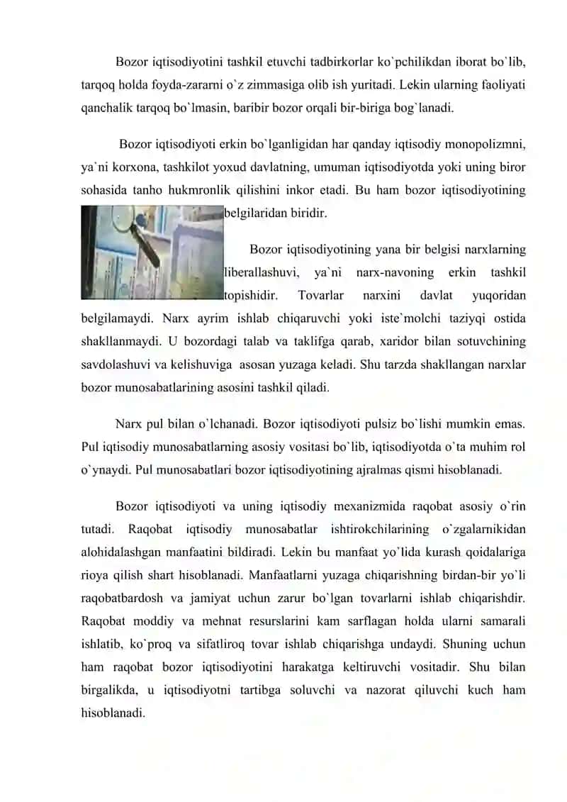 Bozor shqaroitida davlat ijtimoiy siyosatning moliyaviy muommolari 4