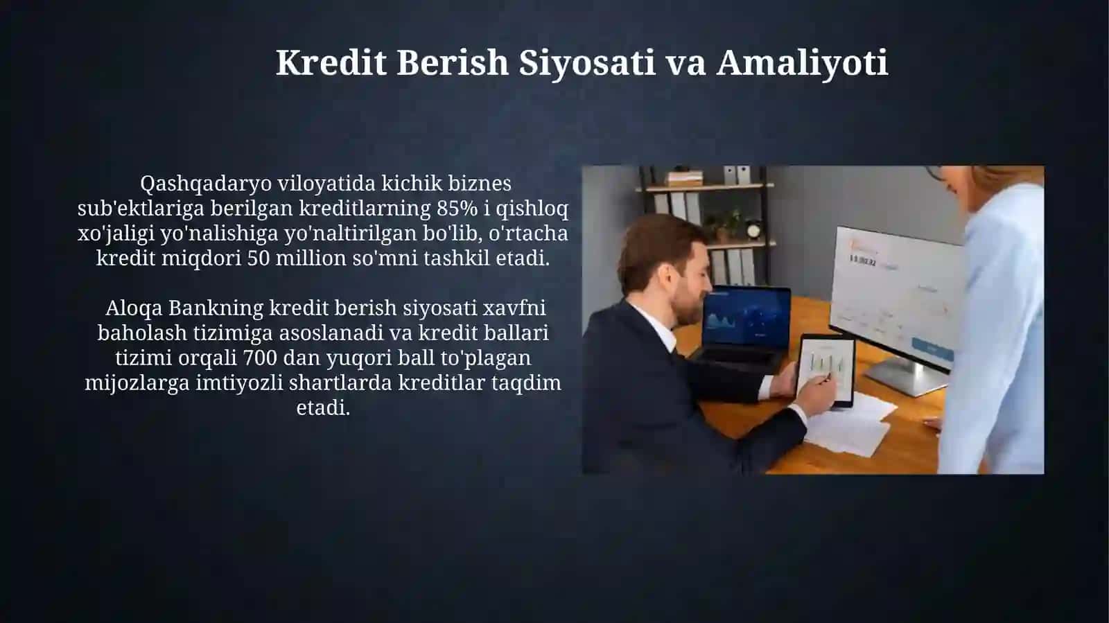 Aloqa Bankining Kredit Portfeli Tahlili 4