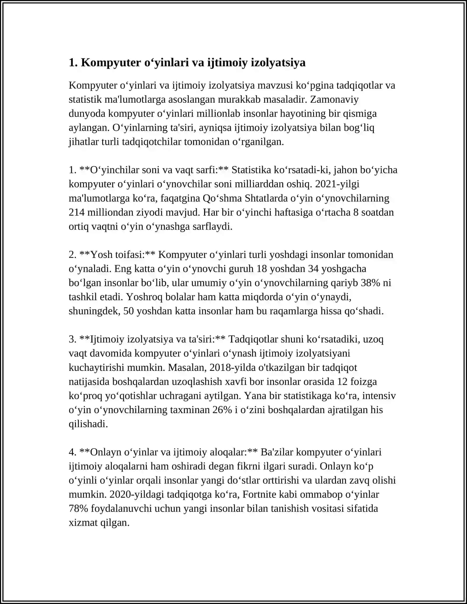 KOMPYUTER O‘YINLARI - MANQURTLIK VOSITASI 4