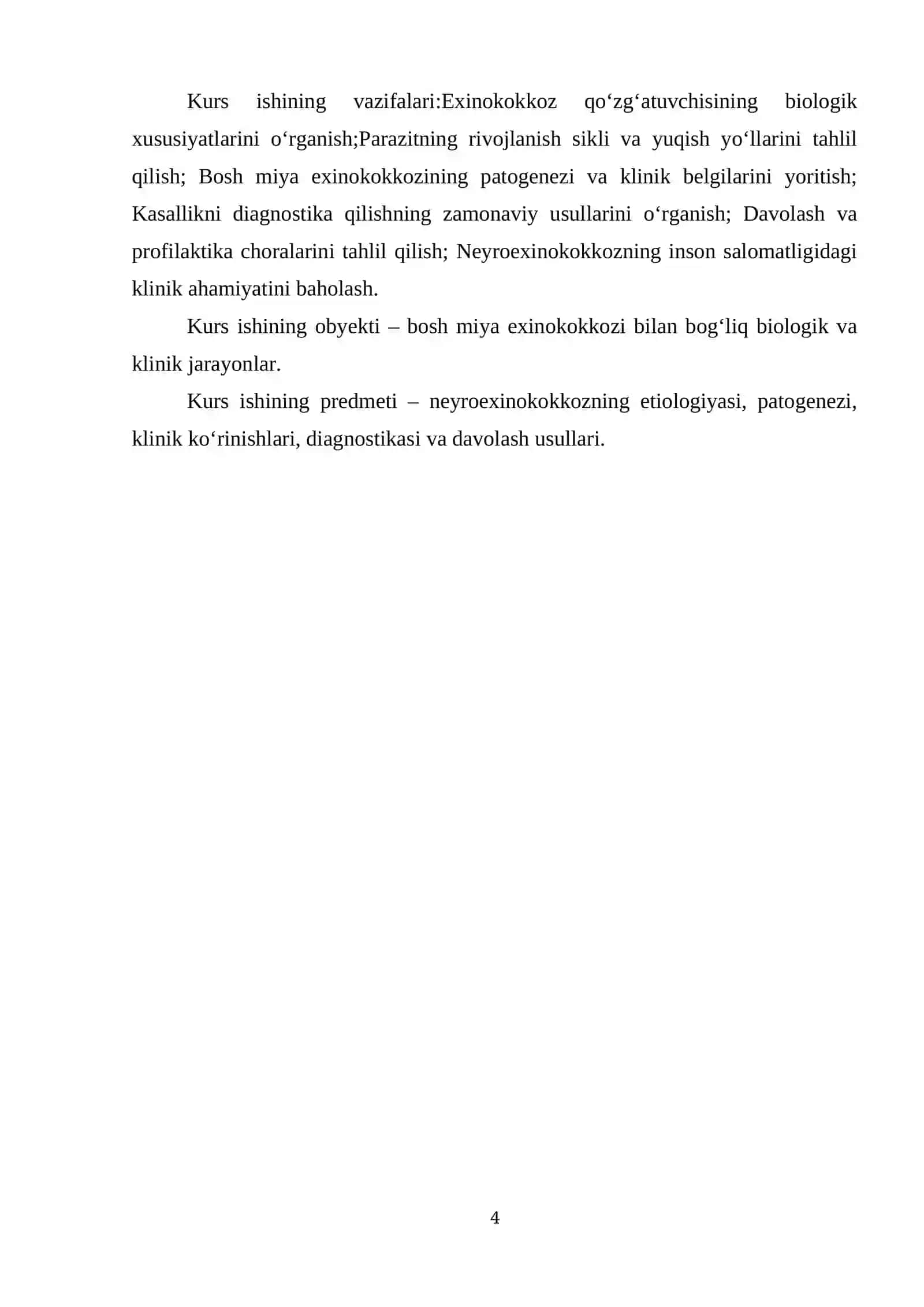 Bosh miya exinokokkozi (neyroexinokokkoz): biologik xususiyatlari va klinik ahamiyati 4