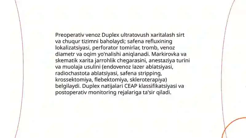 Oyoq venalari varikoz kasalligida bajariladigan operatsiyalar 4
