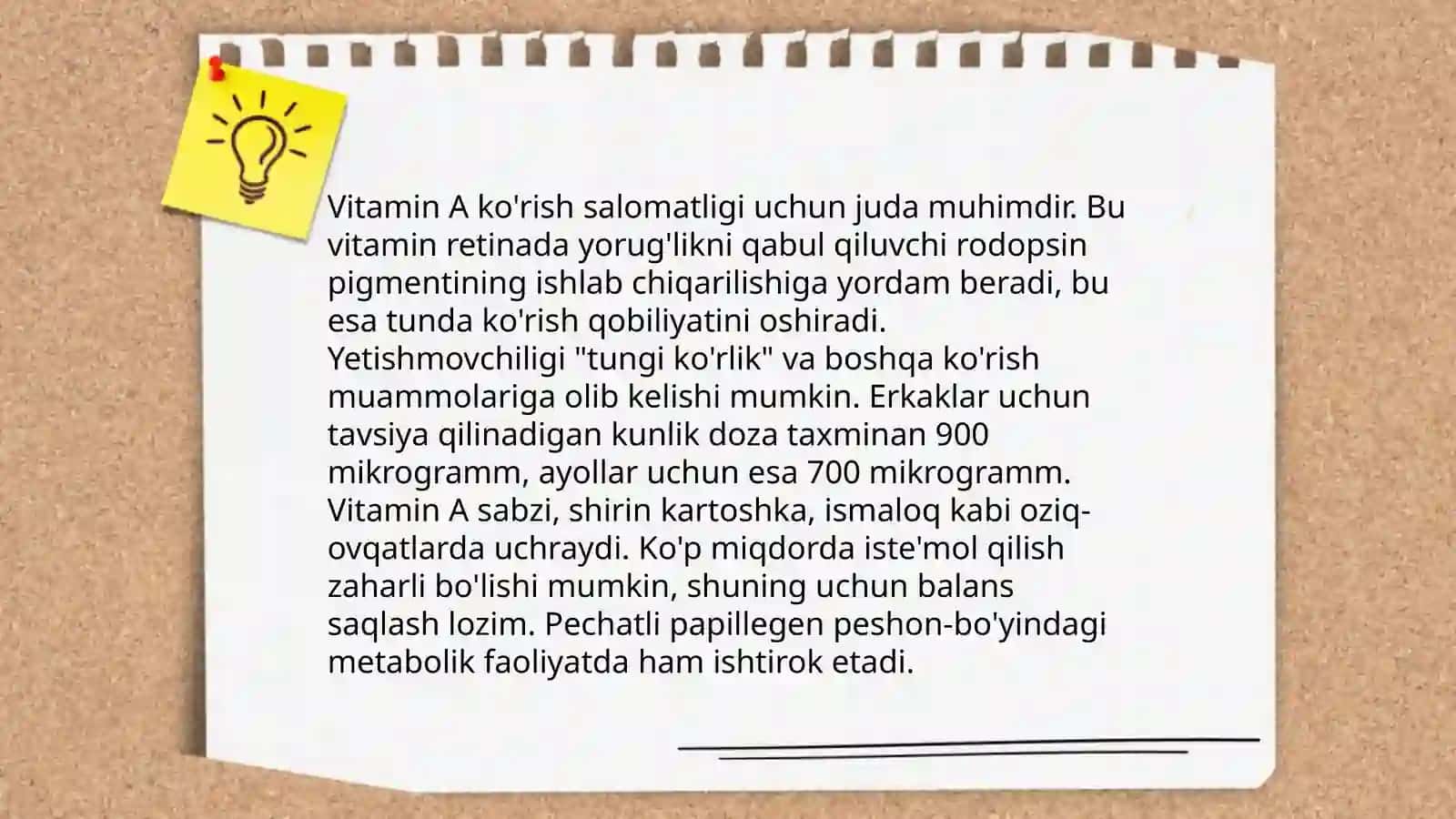 Vitaminlar va ularni organizm uchun ahamiyati 4