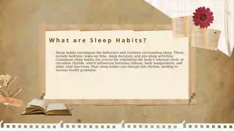 Sleep habits 4