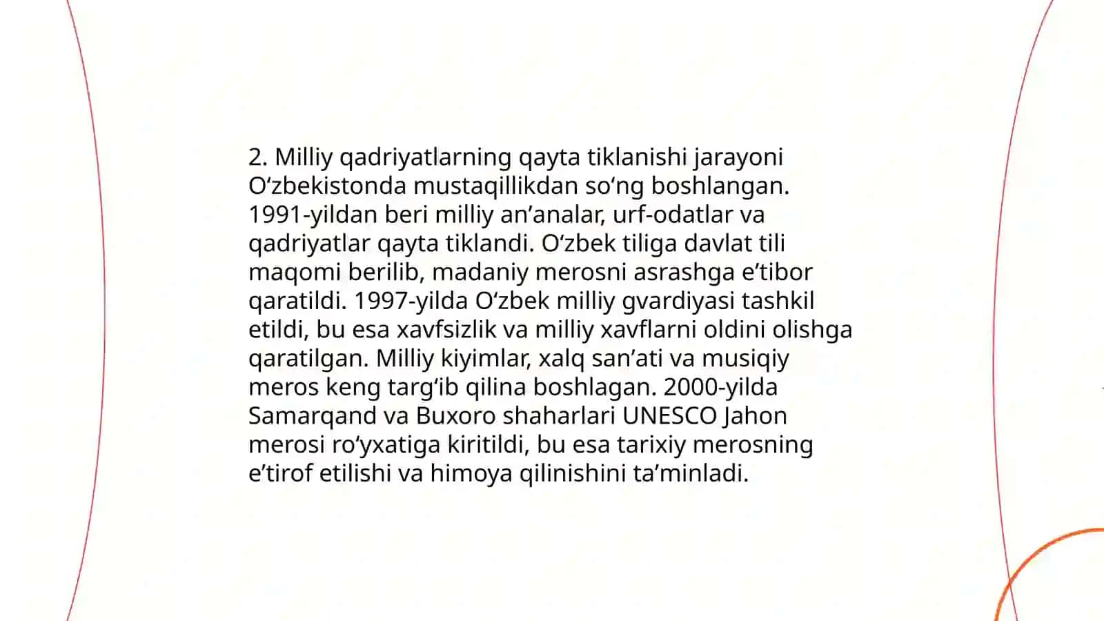 Yangi O'zbekistonda amalga oshirilayotgan ma'naviy o'zgarishlar 4