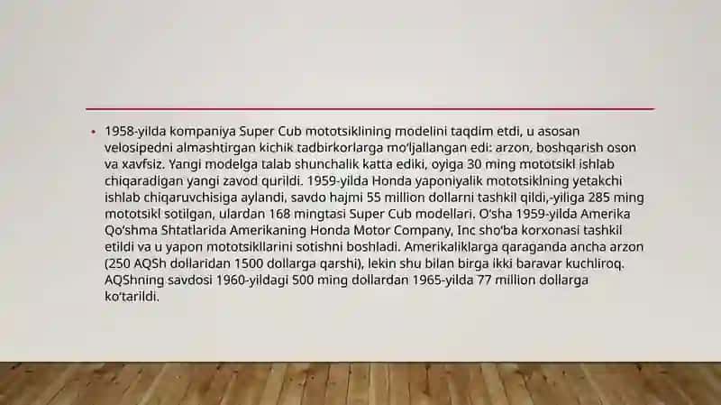 Honda Kompaniyasi Tarixi va Kelib Chiqishi 4