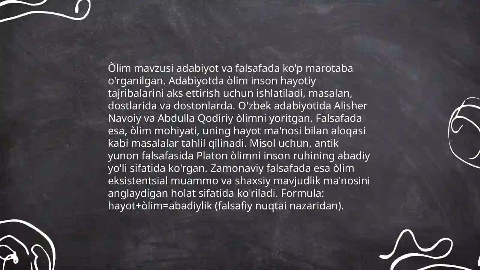 Òlim va oxirzamondan keyingi hayotning diniy-falsafiy izohi 4