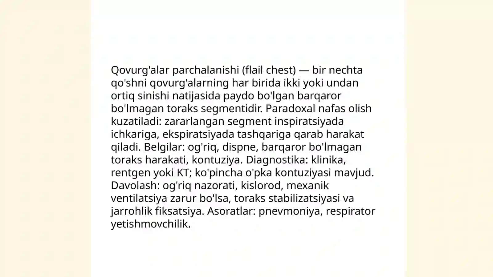 Ko'krak qafasi shikastlanishlari 4