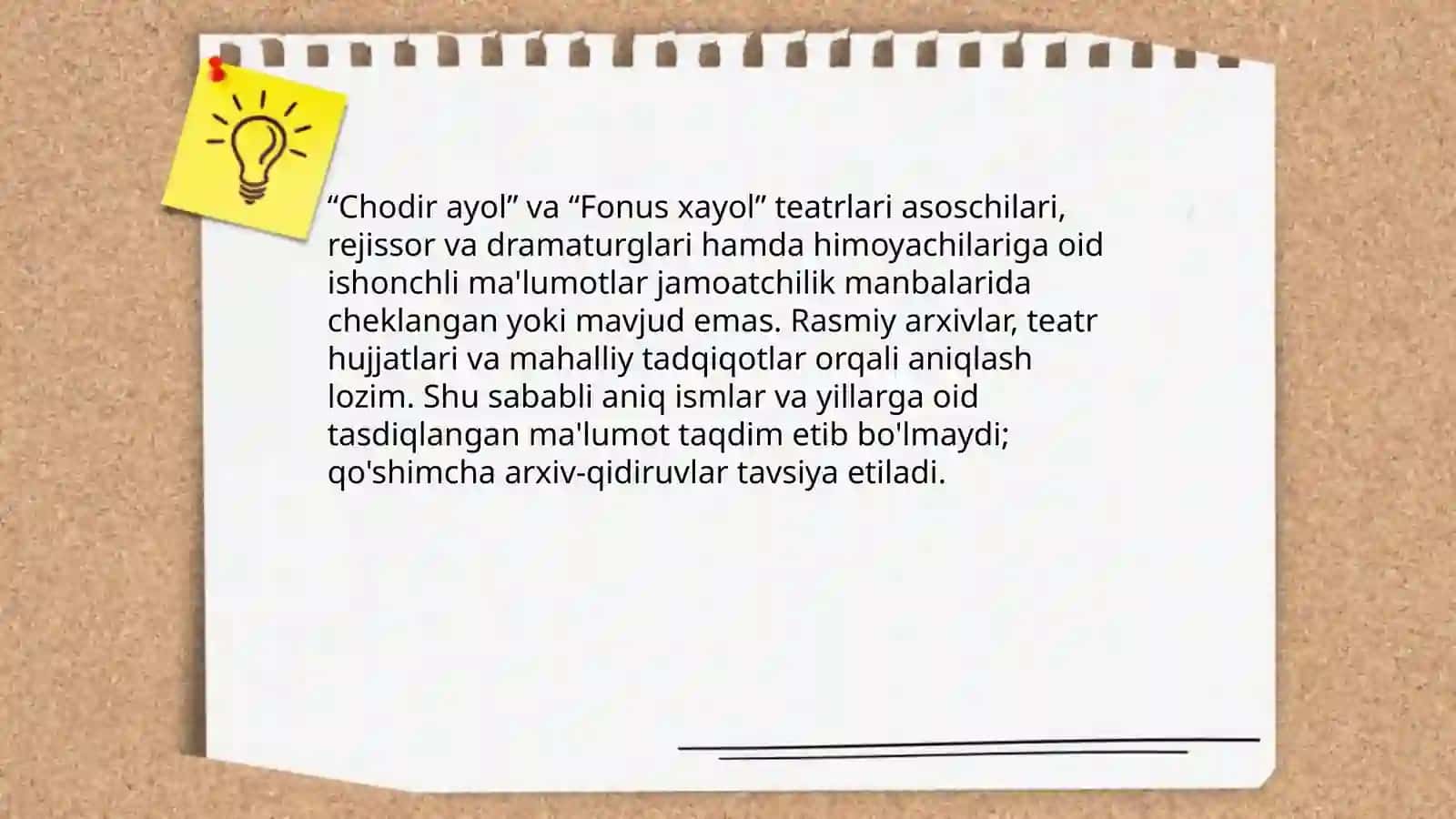 “Chodir ayol” va “Fonus xayol” teatrlari tarixi 4