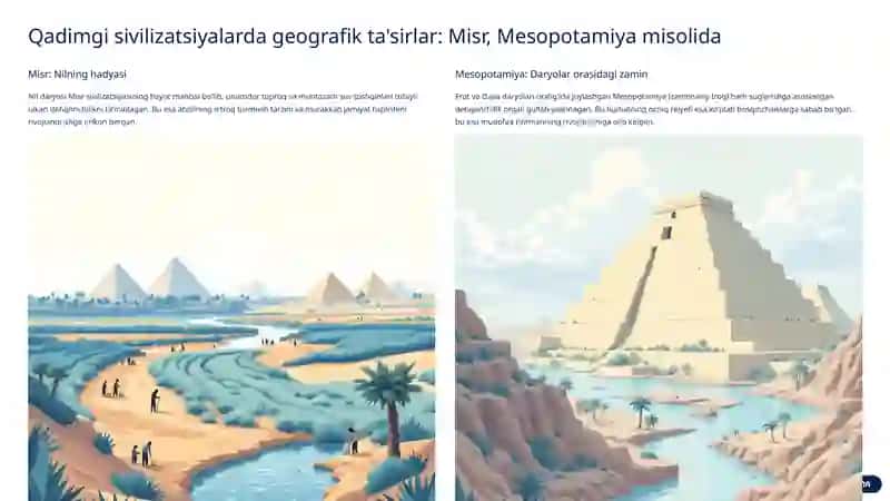 Geografik Determinism: Tabiatning Insoniyatga Ta'siri 4