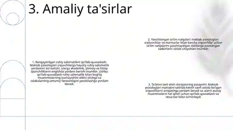 Maktabda Psixolog Saradorligini Oshirishda Dolzarbligi 4