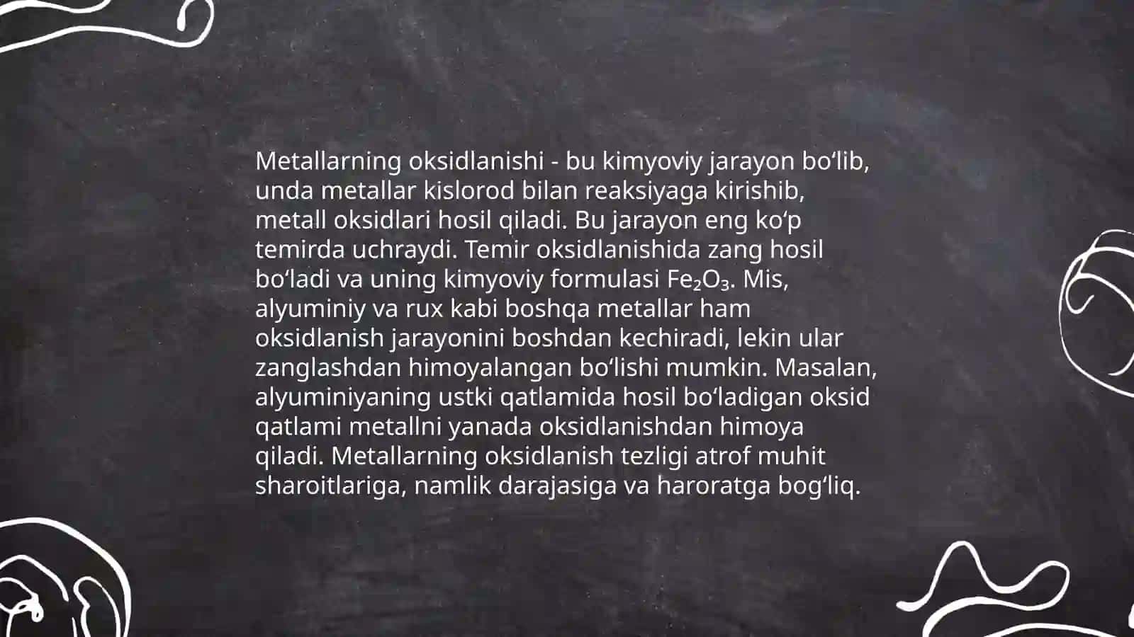Kristallarning kimyoviy xossalari 4