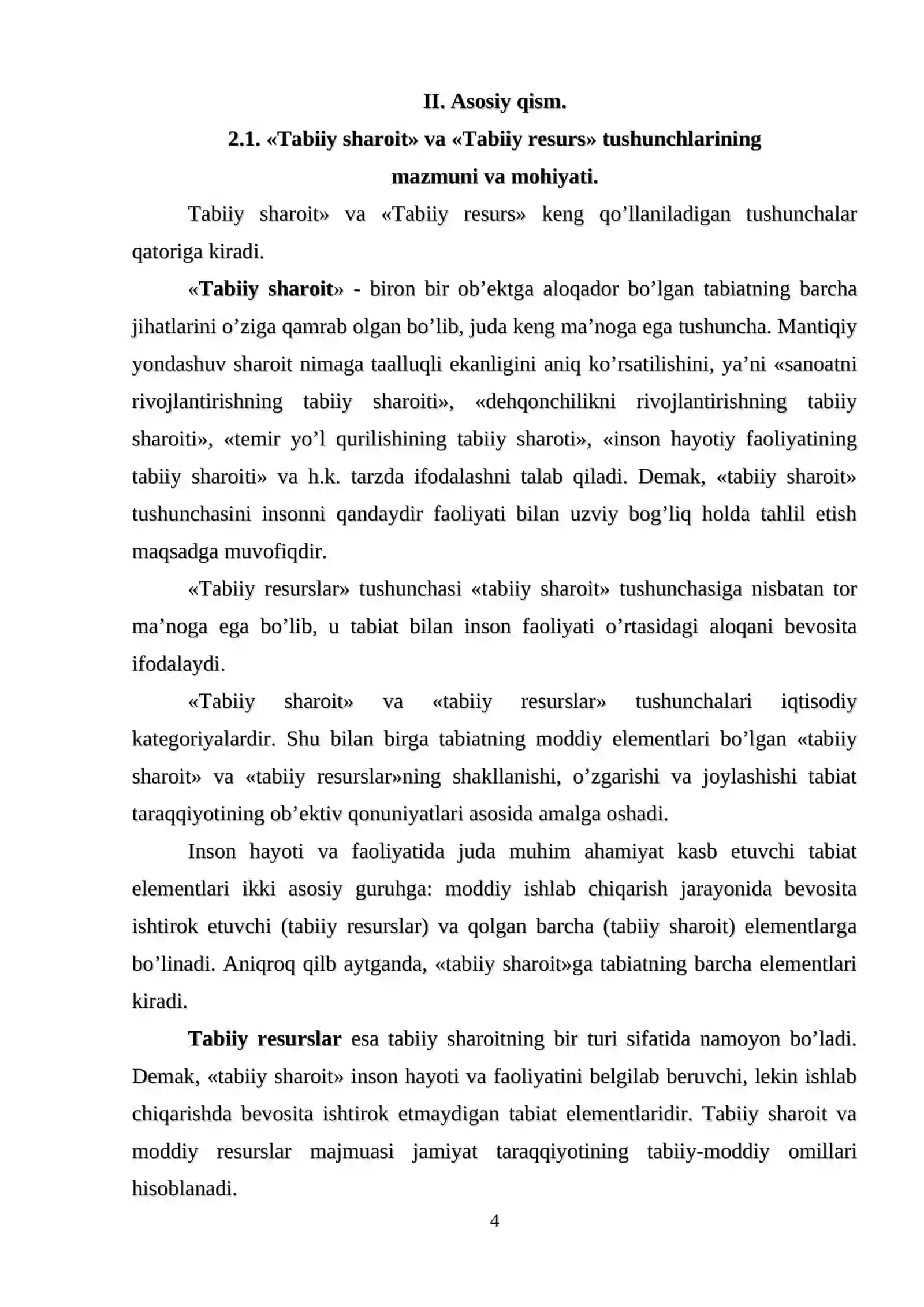 O`zbekistonning tabiiy resurs salohiyati 4