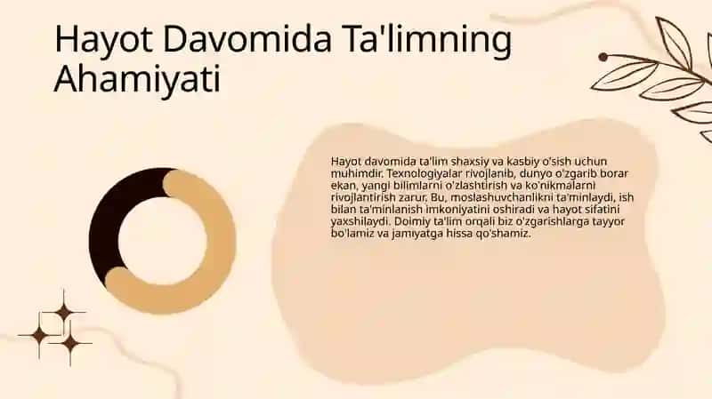 Hayot Davomida Ta'lim: Nega Bu Muhim? 4