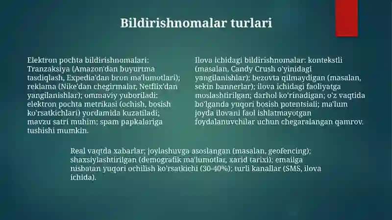 Mobil xabarlar 4