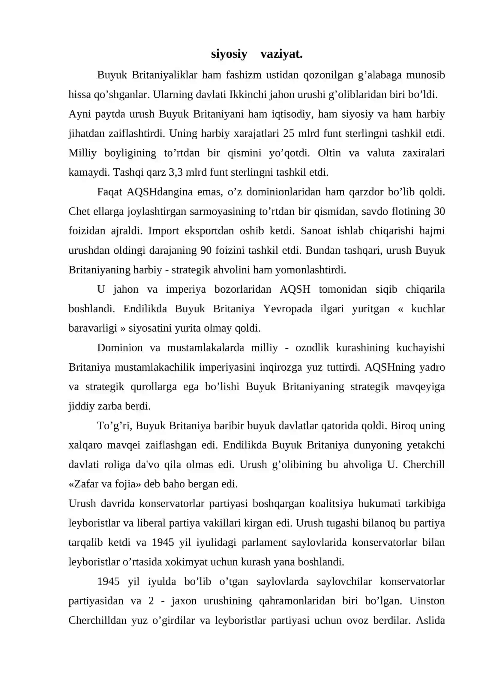 Eng yangi tarix – Techcherizm siyosati 4