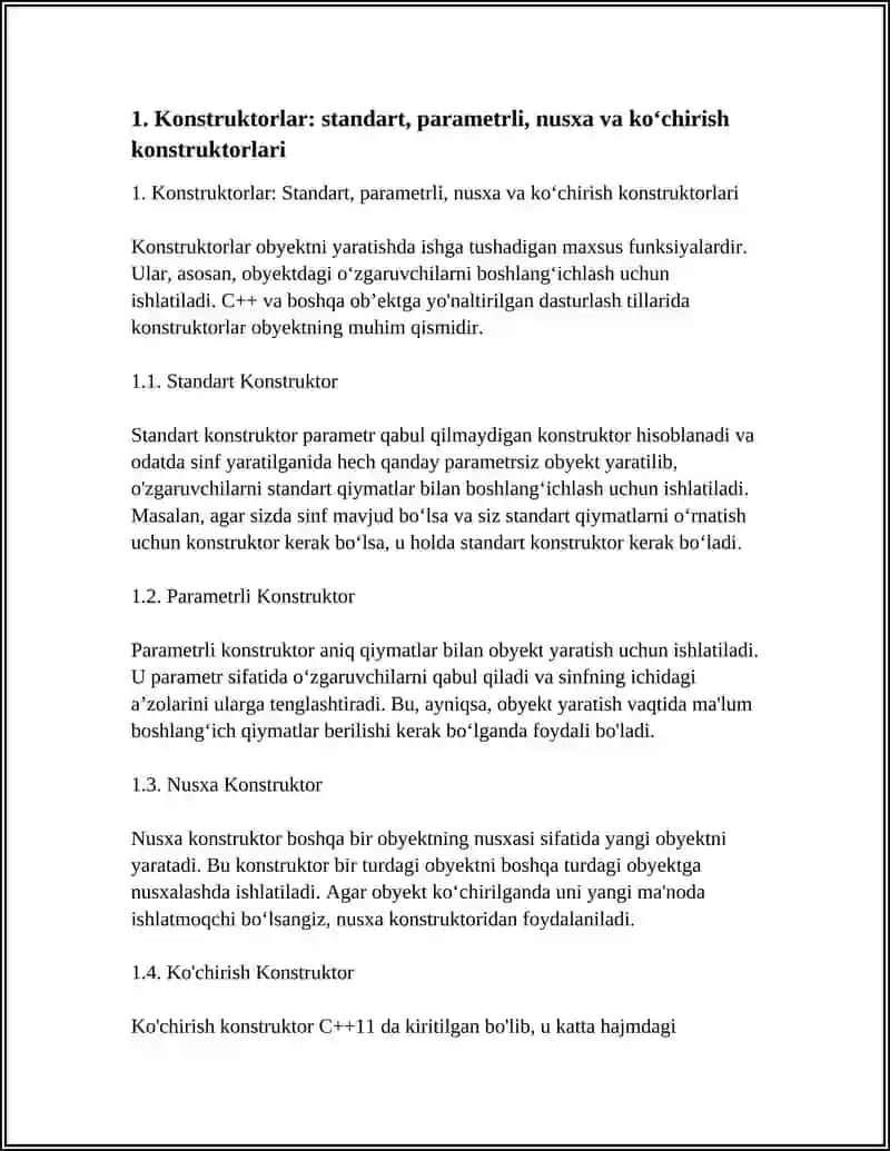 KONSTRUKTORLAR VA ULARNING TURLARI 4