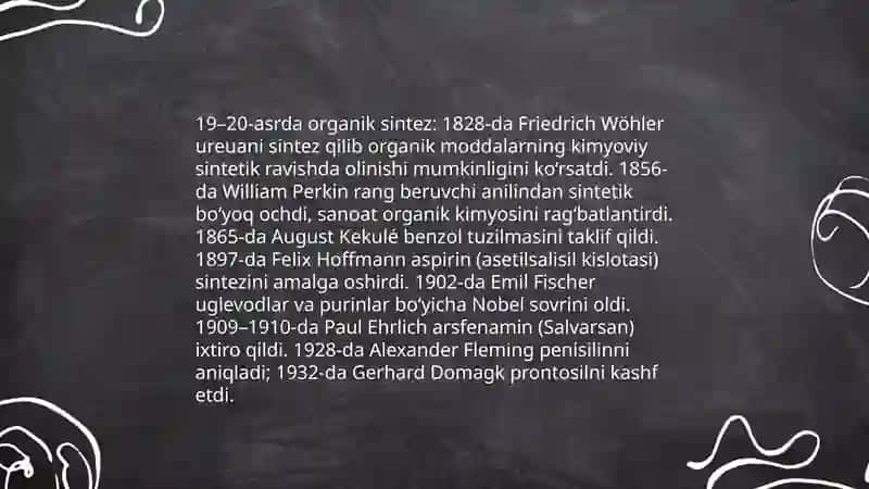 Hozirgi zamon farmatsevtik kimyo fanining rivojlanish tarixi 4