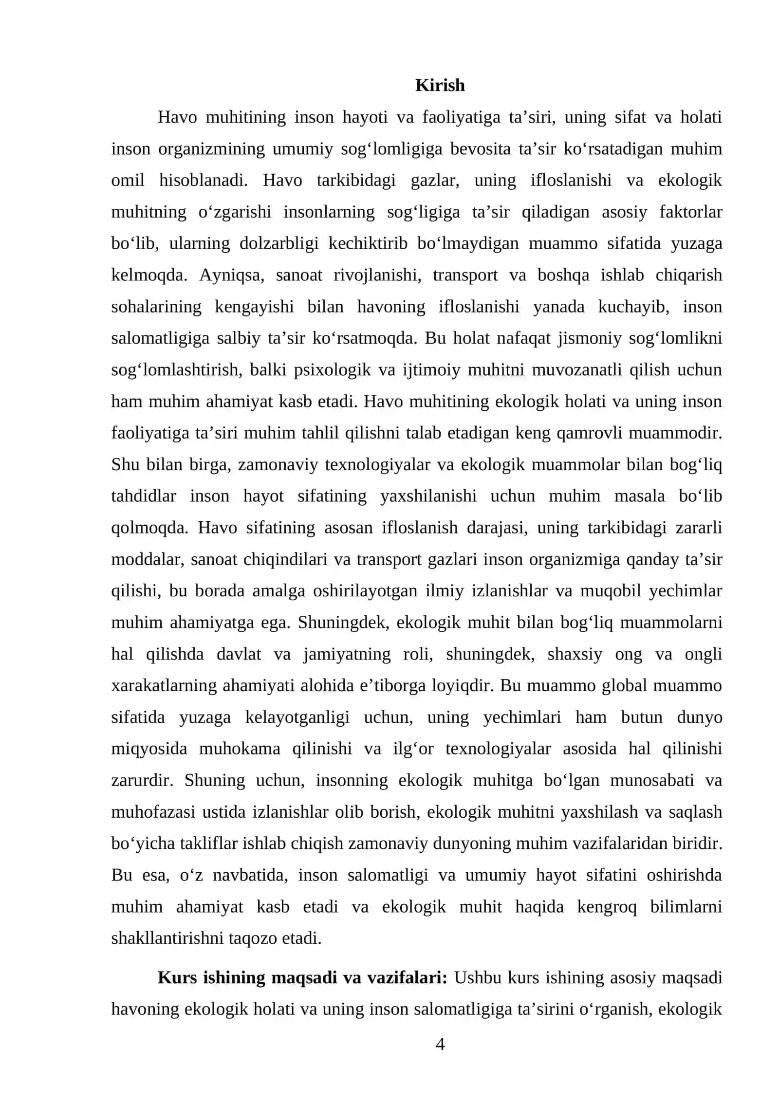 Kurs Ishi: Havo 4