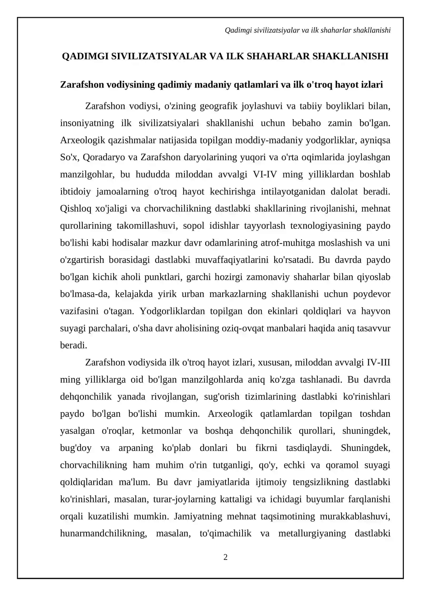 Zarafshon vodiysining qadimiy shaharlari tarixi 4