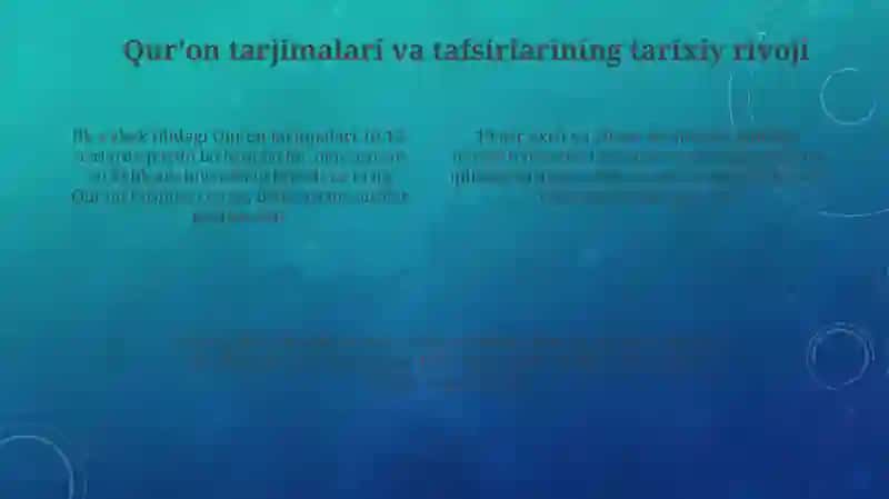 Mustaqillikyillarida Qur'onning o'zbek tiliga tarjima va tafsirlari 4