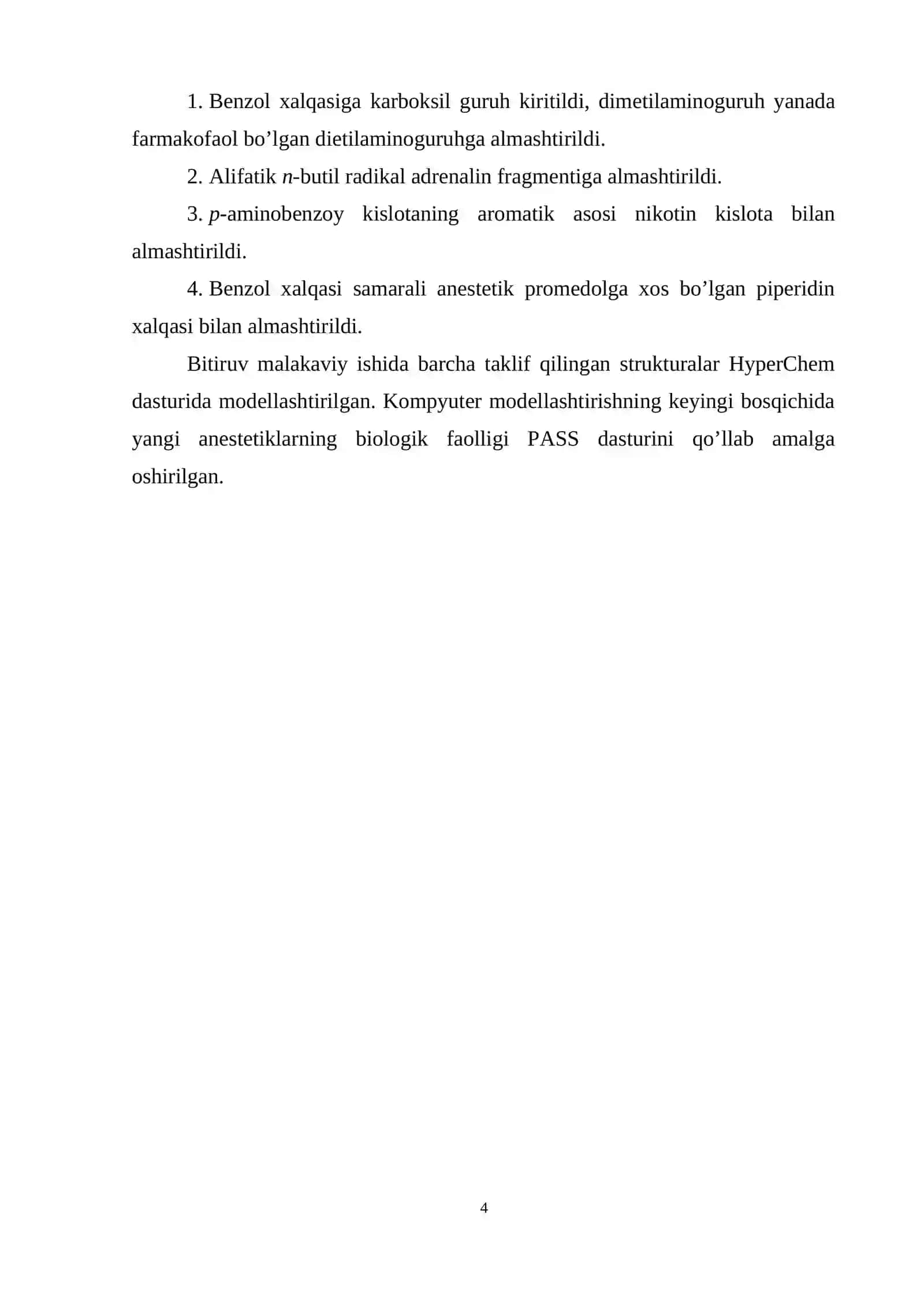 Yangi dоrivоr vоsitаlаr yarаtishdа kоmpyutеrdаn fоydаlаnish 4