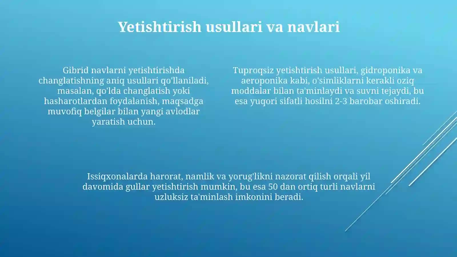 Gullarni yetishtirish: Usullar, navlar va hosilni yig'ishtirish 4