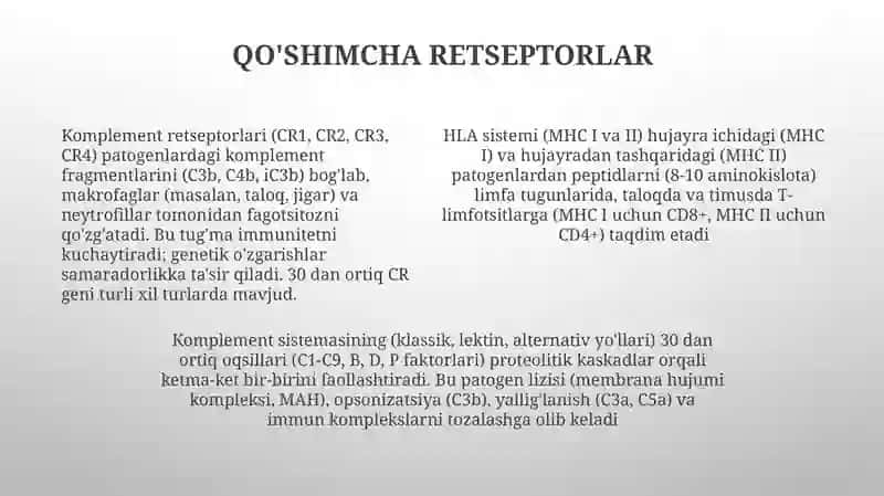 HLA- tizimi (MHC) 4