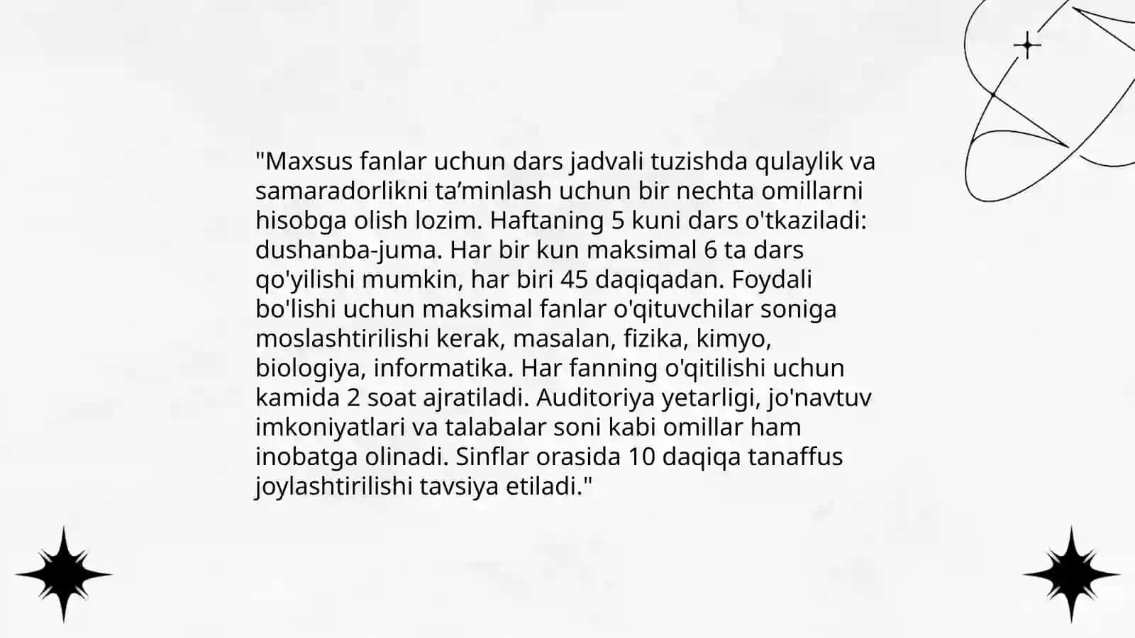 Maxsus fanlarni o'qitishning tashkiliy shakllari 4