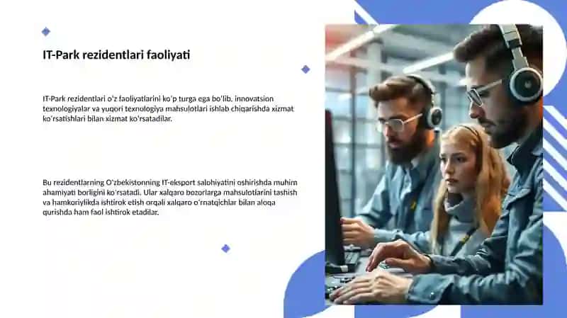 IT-Park rezidentlari o‘rni 4