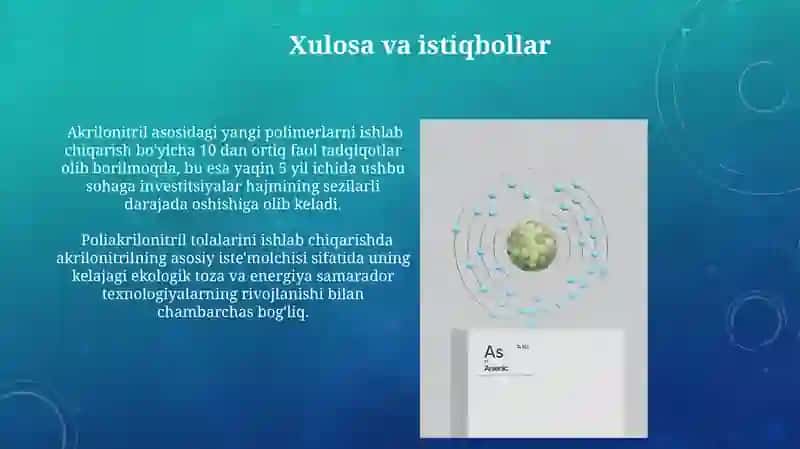 Akrilonitril va uning sintezi 4