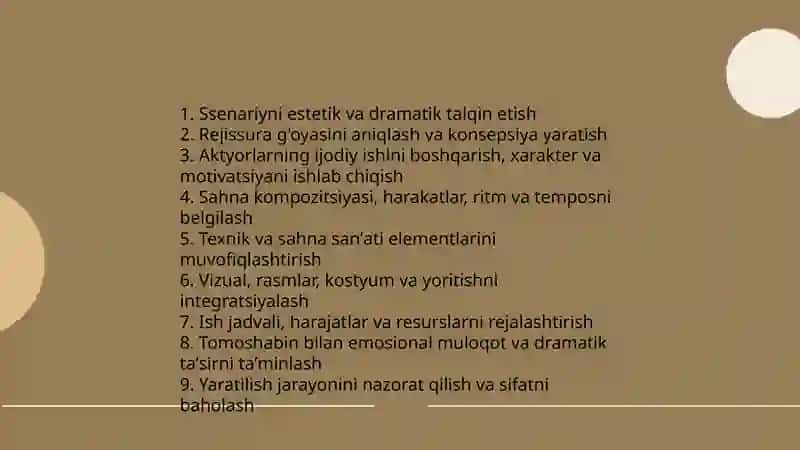 Rejissura haqida tushuncha 4